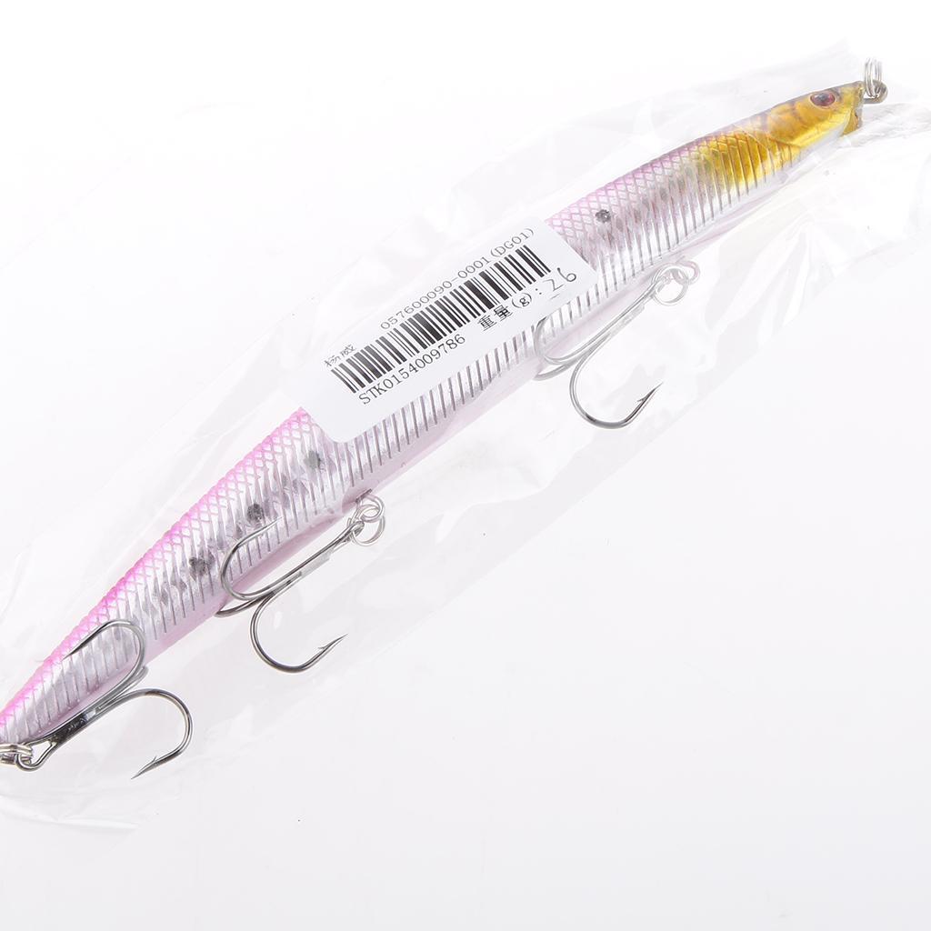 Maxbell Maxbell 18cm/26g Baitcast Artificial Lures Lifelike Fishing Lures Swimbaits  Purple