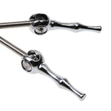 Maxbell Maxbell Road Bicycle Bike Skewers Quick Release Lever Ultralight Front + Rear Silver