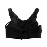 Maxbell Front Zipper No Rims Gym Sports Bra Compression Underwear Yoga Top Black L - Aladdin Shoppers