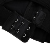 Maxbell Front Zipper No Rims Gym Sports Bra Compression Underwear Yoga Top Black L - Aladdin Shoppers