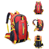 Maxbell Waterproof Outdoor Sports Camping Backpack Rucksack Travel Bag 40L Red - Aladdin Shoppers