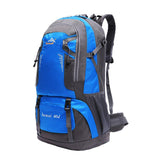 Maxbell 60L Waterproof Outdoor Backpack Sport Hiking Travel Rucksack Bag Blue - Aladdin Shoppers
