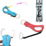 Maxbell Portable Stainless Steel Fishing Lip Grip Grabber Trigger Gripper Tool Blue - Aladdin Shoppers