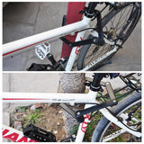 Maxbell Maxbell Portable Folding Bike Lock Black With Rack High Security Bicycle Lock
