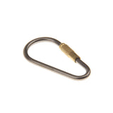 Maxbell Maxbell Outdoor Titanium Alloy Screw Locking Carabiner Hook Keychain Camping Buckle