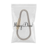 Maxbell Maxbell Outdoor Titanium Alloy Screw Locking Carabiner Hook Keychain Camping Buckle