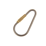 Maxbell Maxbell Outdoor Titanium Alloy Screw Locking Carabiner Hook Keychain Camping Buckle