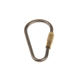 Maxbell Maxbell Outdoor Titanium Alloy Screw Locking Carabiner Hook Keychain Camping Buckle