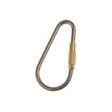 Maxbell Maxbell Outdoor Titanium Alloy Screw Locking Carabiner Hook Keychain Camping Buckle