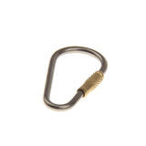 Maxbell Maxbell Outdoor Titanium Alloy Screw Locking Carabiner Hook Keychain Camping Buckle