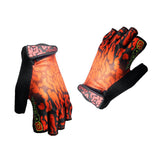Maxbell Maxbell Sports Racing Cycling MTB Bicycle Unisex Gel Half Finger Gloves L Red
