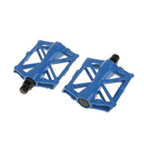 Maxbell Maxbell Bicycle Pedals 9/16" Cycling Mountain Bike Ball Bearing Flat-Platform Blue