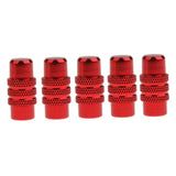 Maxbell 5x Cycling MTB Bicycle Alluminum Alloy Presta Valve Cap Dust Cover Red - Aladdin Shoppers