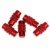 Maxbell 5x Cycling MTB Bicycle Alluminum Alloy Presta Valve Cap Dust Cover Red - Aladdin Shoppers