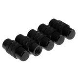 Maxbell 5x Cycling MTB Bicycle Alluminum Alloy Presta Valve Cap Dust Cover Black - Aladdin Shoppers