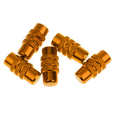 Maxbell Maxbell 5x Cycling MTB Bicycle Alluminum Alloy Presta Valve Cap Dust Cover Gold
