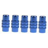 Maxbell 5x Cycling MTB Bicycle Alluminum Alloy Presta Valve Cap Dust Cover Blue - Aladdin Shoppers