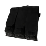 Maxbell Outdoor MOLLE PALS Triple Bag Mag Magazine Utility Pouch Holster Black - Aladdin Shoppers