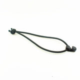 Maxbell Maxbell 10pcs Black Nylon Webbing Strap Belts Storage Clip Buckles with Elastic Rope
