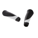 Maxbell Mountain Bike Bicycle Handlebar Soft Rubber Bar Grips Cover Black + White - Aladdin Shoppers