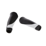 Maxbell Mountain Bike Bicycle Handlebar Soft Rubber Bar Grips Cover Black + White - Aladdin Shoppers