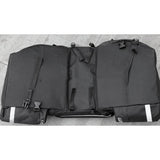 Maxbell Maxbell 43L Bike Black Rear Pack Double Pannier Cargo Saddle Bags Touring Commuter
