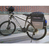Maxbell Maxbell 43L Bike Black Rear Pack Double Pannier Cargo Saddle Bags Touring Commuter