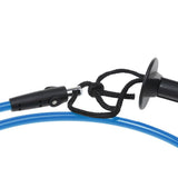 Maxbell Maxbell 4ft 5.5mm Straight Bodyboard Surfboard Leash & Bicep Wrist Cuff - Blue