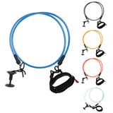 Maxbell Maxbell 4ft 5.5mm Straight Bodyboard Surfboard Leash & Bicep Wrist Cuff - Blue