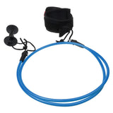 Maxbell Maxbell 4ft 5.5mm Straight Bodyboard Surfboard Leash & Bicep Wrist Cuff - Blue