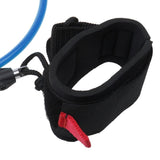 Maxbell Maxbell 4ft 5.5mm Straight Bodyboard Surfboard Leash & Bicep Wrist Cuff - Blue