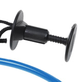 Maxbell Maxbell 4ft 5.5mm Straight Bodyboard Surfboard Leash & Bicep Wrist Cuff - Blue