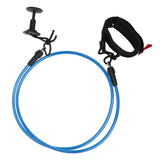 Maxbell Maxbell 4ft 5.5mm Straight Bodyboard Surfboard Leash & Bicep Wrist Cuff - Blue