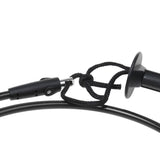 Maxbell Maxbell 5ft 5.5mm Straight Bodyboard Surfboard Leash & Bicep Wrist Cuff - Black