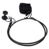 Maxbell Maxbell 5ft 5.5mm Straight Bodyboard Surfboard Leash & Bicep Wrist Cuff - Black