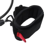 Maxbell Maxbell 5ft 5.5mm Straight Bodyboard Surfboard Leash & Bicep Wrist Cuff - Black