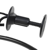 Maxbell Maxbell 5ft 5.5mm Straight Bodyboard Surfboard Leash & Bicep Wrist Cuff - Black