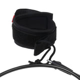 Maxbell Maxbell 5ft 5.5mm Straight Bodyboard Surfboard Leash & Bicep Wrist Cuff - Black