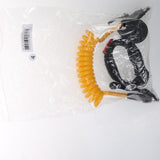 Maxbell SUP Bodyboard Wrist Coil Leash Surf Board Coiled Cord 4FT 7MM Yellow - Aladdin Shoppers