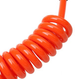 Maxbell 4ft 7mm Orange Coiled Bodyboard Surfboard SUP Bicep Wrist Surf Leash - Aladdin Shoppers