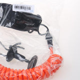 Maxbell Maxbell 1 Pcs TPU Bodyboard Wrist Coil Leash Surf Board Coiled Cord 5FT 7MM Orange