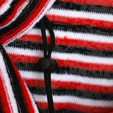 Maxbell Maxbell 6ft Surfboard Shortboard Striped Terry Cloth Sock Surf Board Cover Red Black