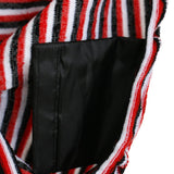 Maxbell Maxbell 6ft Surfboard Shortboard Striped Terry Cloth Sock Surf Board Cover Red Black