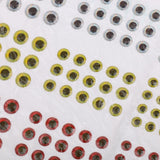 Maxbell Maxbell 183Pcs Mixed Size 3/4/5/6mm Fishing Lure Eyes for Fly Tying Jigs Craft Dolls