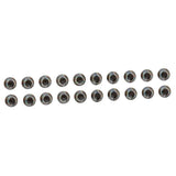 Maxbell 20pcs Waterproof 4D Fishing Lure Eyes For Fly Tying Jigs Craft Dolls 6mm - Aladdin Shoppers