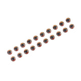 Maxbell 20pcs Waterproof 4D Fishing Lure Eyes For Fly Tying Jigs Craft Dolls 7mm - Aladdin Shoppers