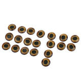 Maxbell 20pcs Waterproof 4D Fishing Lure Eyes For Fly Tying Jigs Craft Dolls 15mm - Aladdin Shoppers