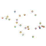 Maxbell Maxbell 25 Tungsten Slotted Fly Tying Head Beads Nymph Head Ball Beads 2mm Colorful
