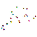 Maxbell 25 Tungsten Slotted Fly Tying Head Bead Nymph Head Ball Beads 3.8mm Colorful - Aladdin Shoppers