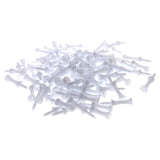 Maxbell Maxbell 100 Pcs/Pack Professional 50mm 1.97" Plastic Castle Golf Tees White